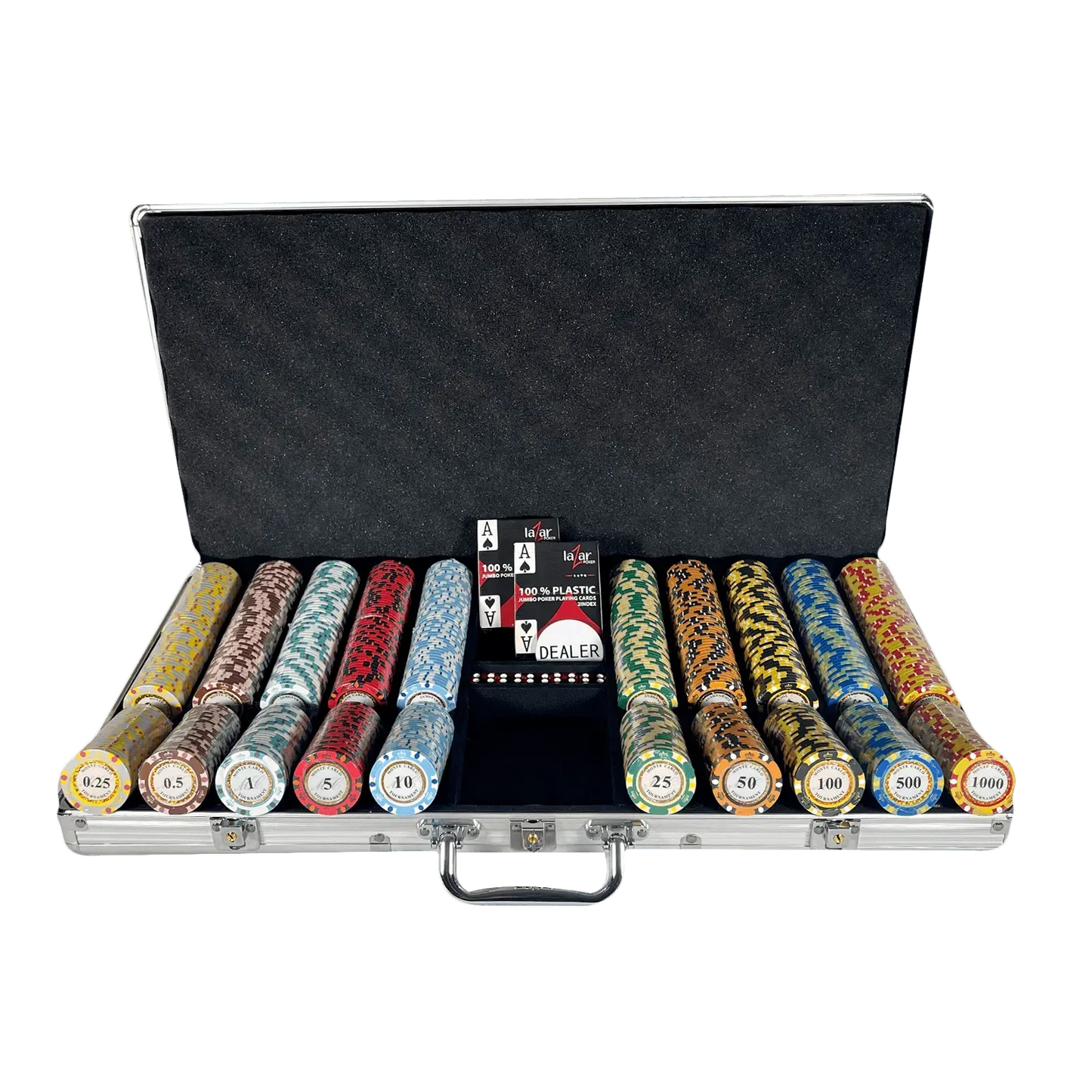 Mallette Poker Monte Carlo Cash Game 750 jetons