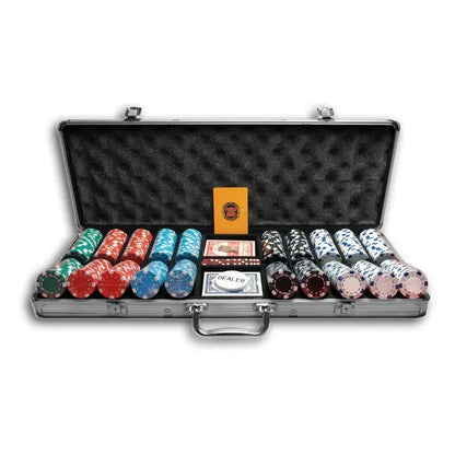 Mallette de poker the Dice 500 jetons coloré en clay composite