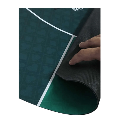 dos Tapis de poker rond vert 120cm