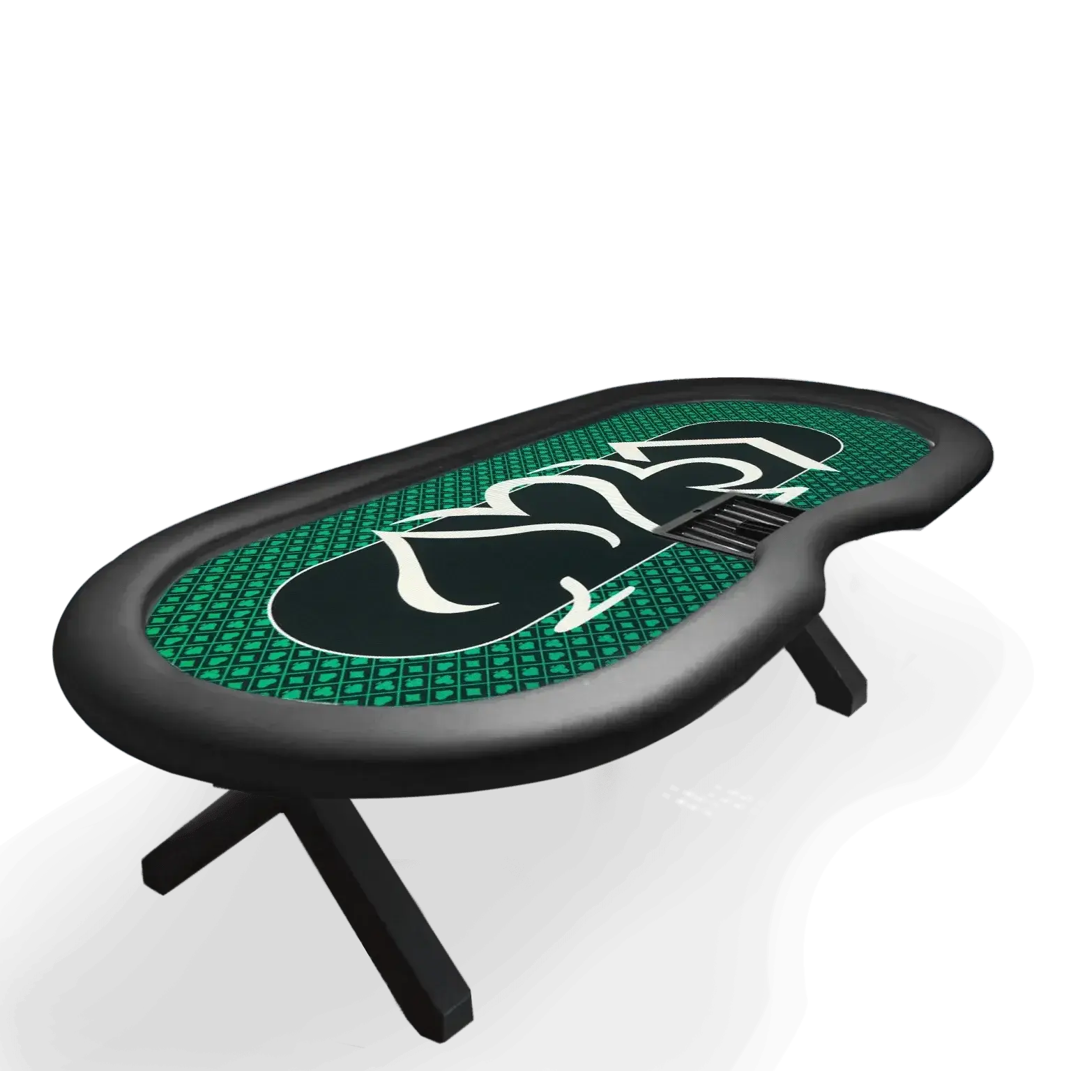 Table de poker haut de gamme Vert 270cm