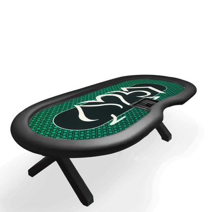 Table de poker haut de gamme Vert 270cm