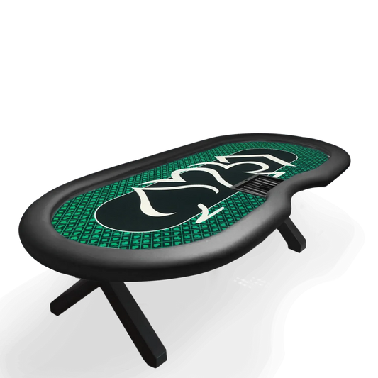 Table de poker haut de gamme Vert 270cm