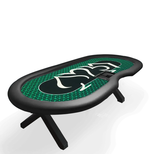 Table de poker haut de gamme Vert 270cm