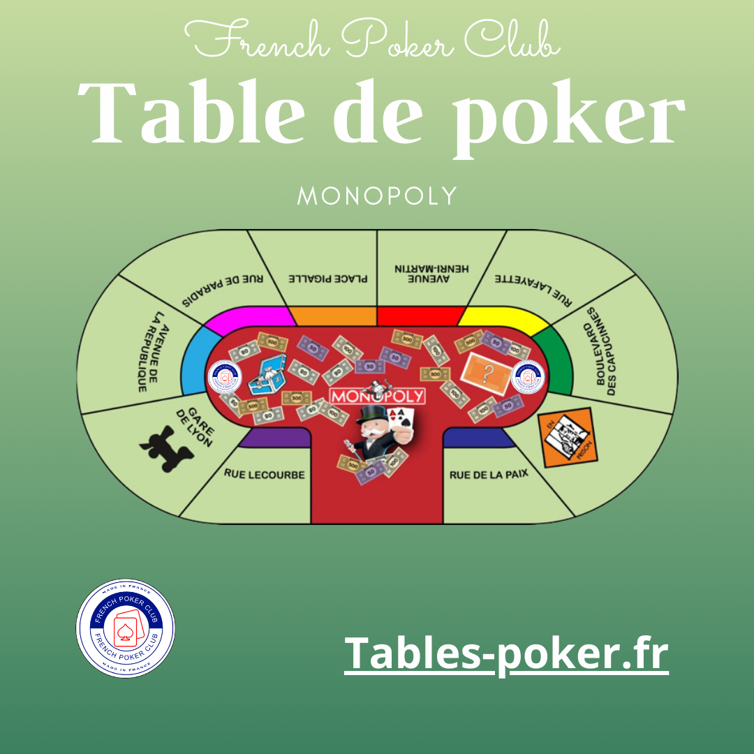 Table de poker monopoly