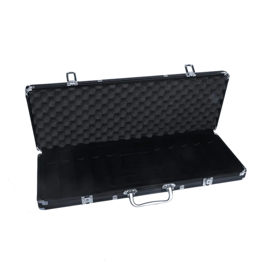 Poker Case Aluminium Black 500