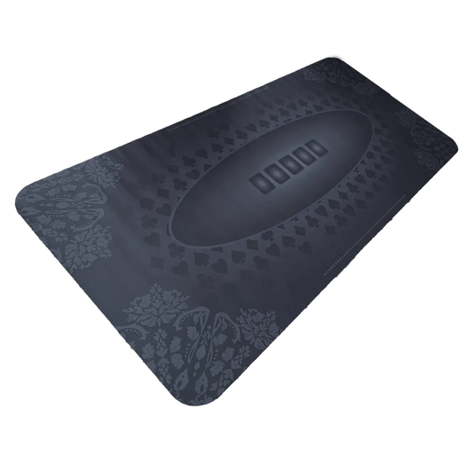 Deluxe Black poker mat 220x100