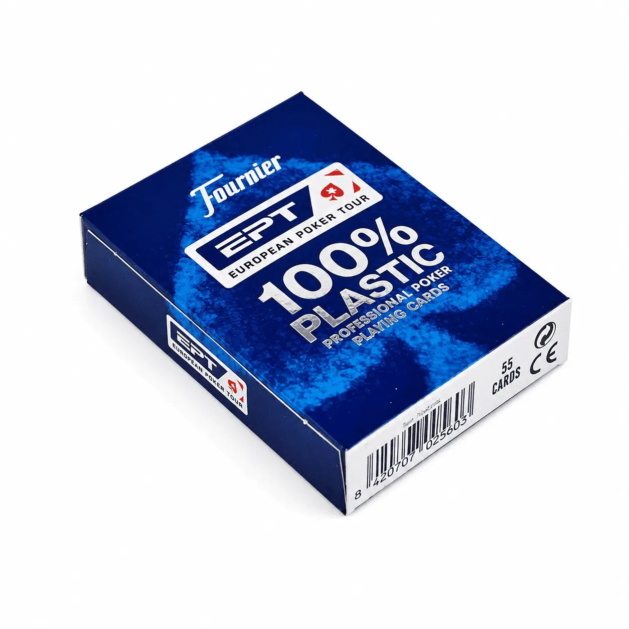 carte ept poker 100% plastique vue de profil