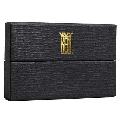 coffret noir 2 jeux de carte kem 