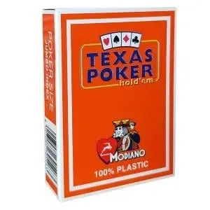 Carte Modiano orange texas poker hold em