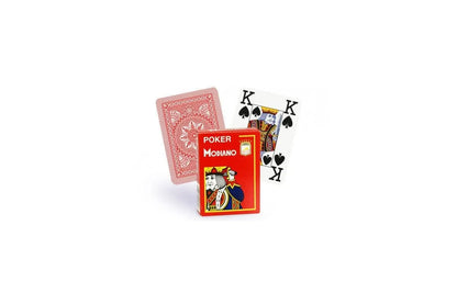 Carte Modiano Cristallo dos couleur rouge 100% plastique