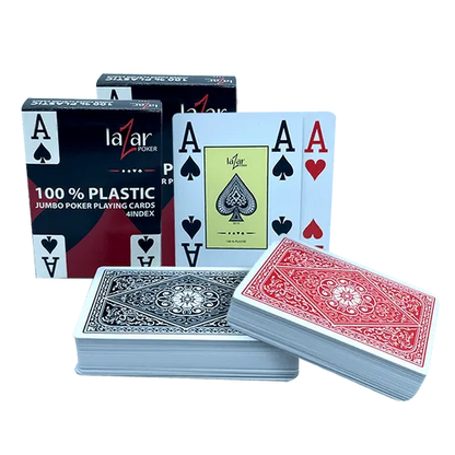 carte poker lazar 2 jeux noir et rouge