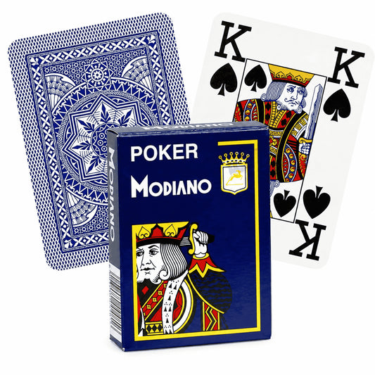 Carte Modiano Cristallo bleu Jeu de 55 cartes plastique