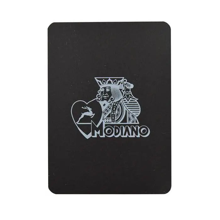 carte de coupe modiano cache carte noir et blanc plastique