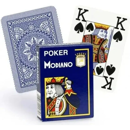 Carte Modiano Cristallo bleu Jeu de 55 cartes plastique