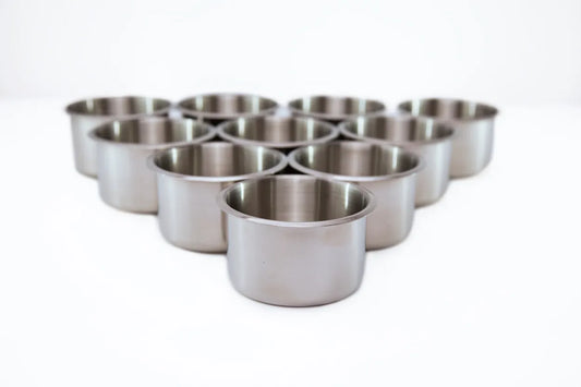 portes boissons table de poker en inox 