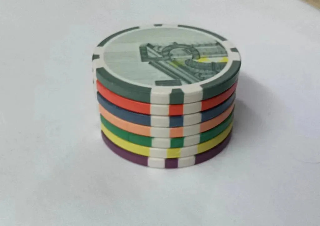 Jeton de Poker Euros Cash Game 500 jetons