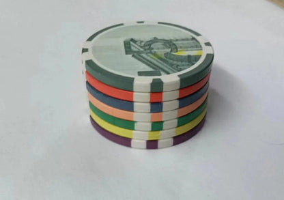 Jeton de Poker Euros Cash Game 500 jetons