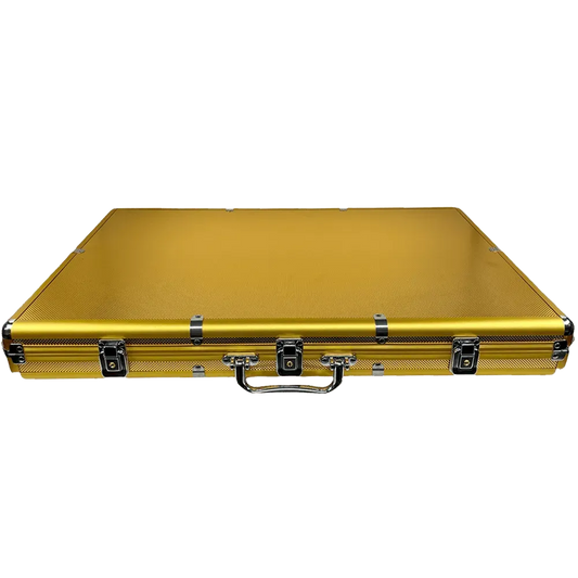 Poker Case Aluminium Gold 1000