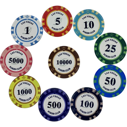 jeton poker las vegas couleur et valeur