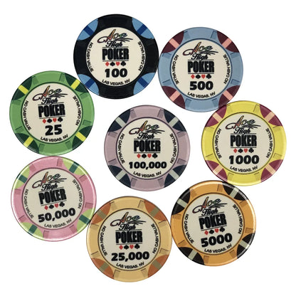 jeton de poker ceramic WSOP ace high