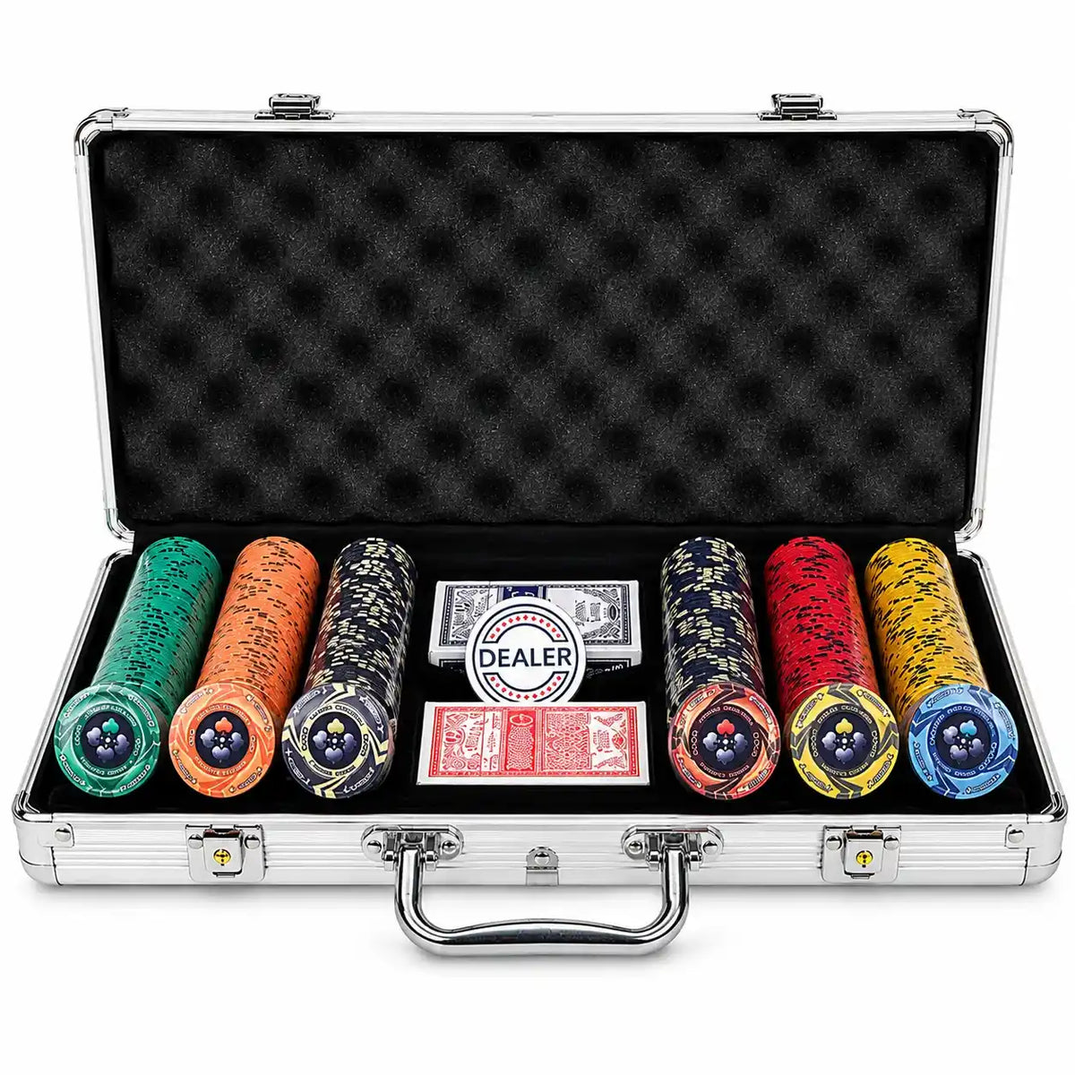mallette de poker FSPT 300 jetons céramique style ept