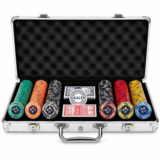 mallette de poker FSPT 300 jetons céramique style ept
