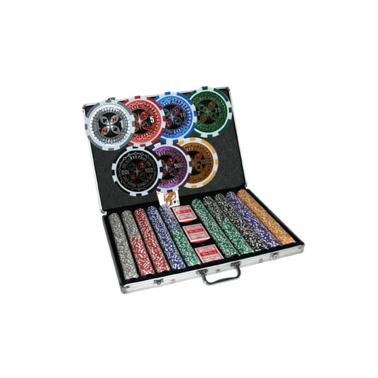 Mallette de poker aluminium 1000 jetons ultimate