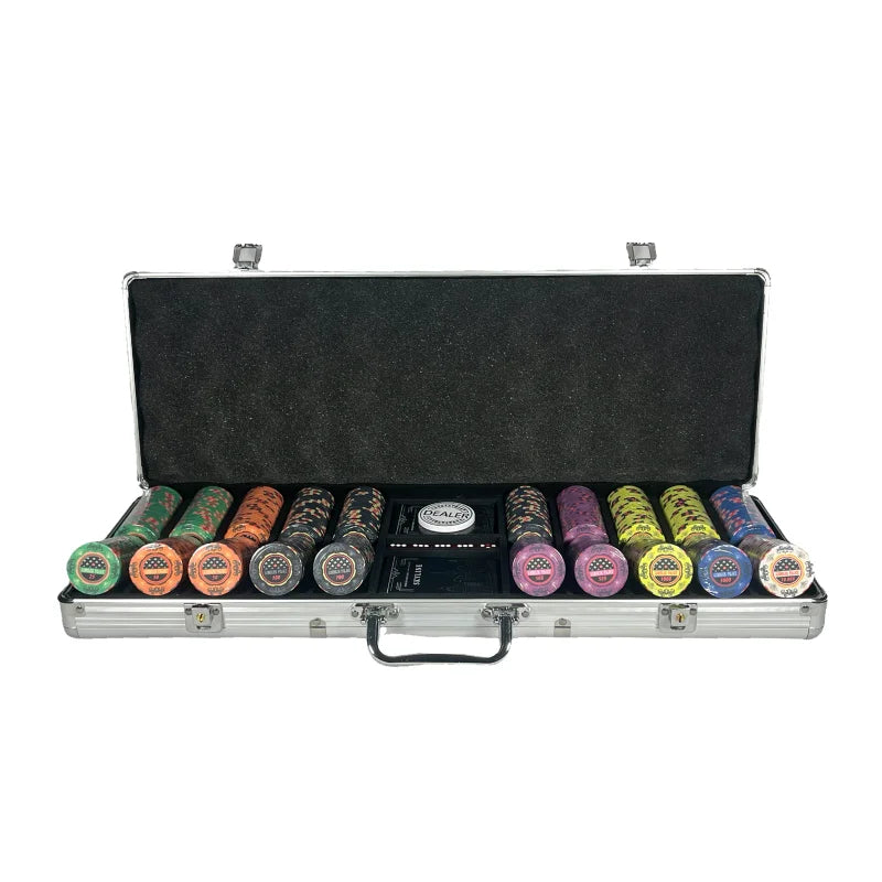 mallette de poker gambler palace 500 jetons