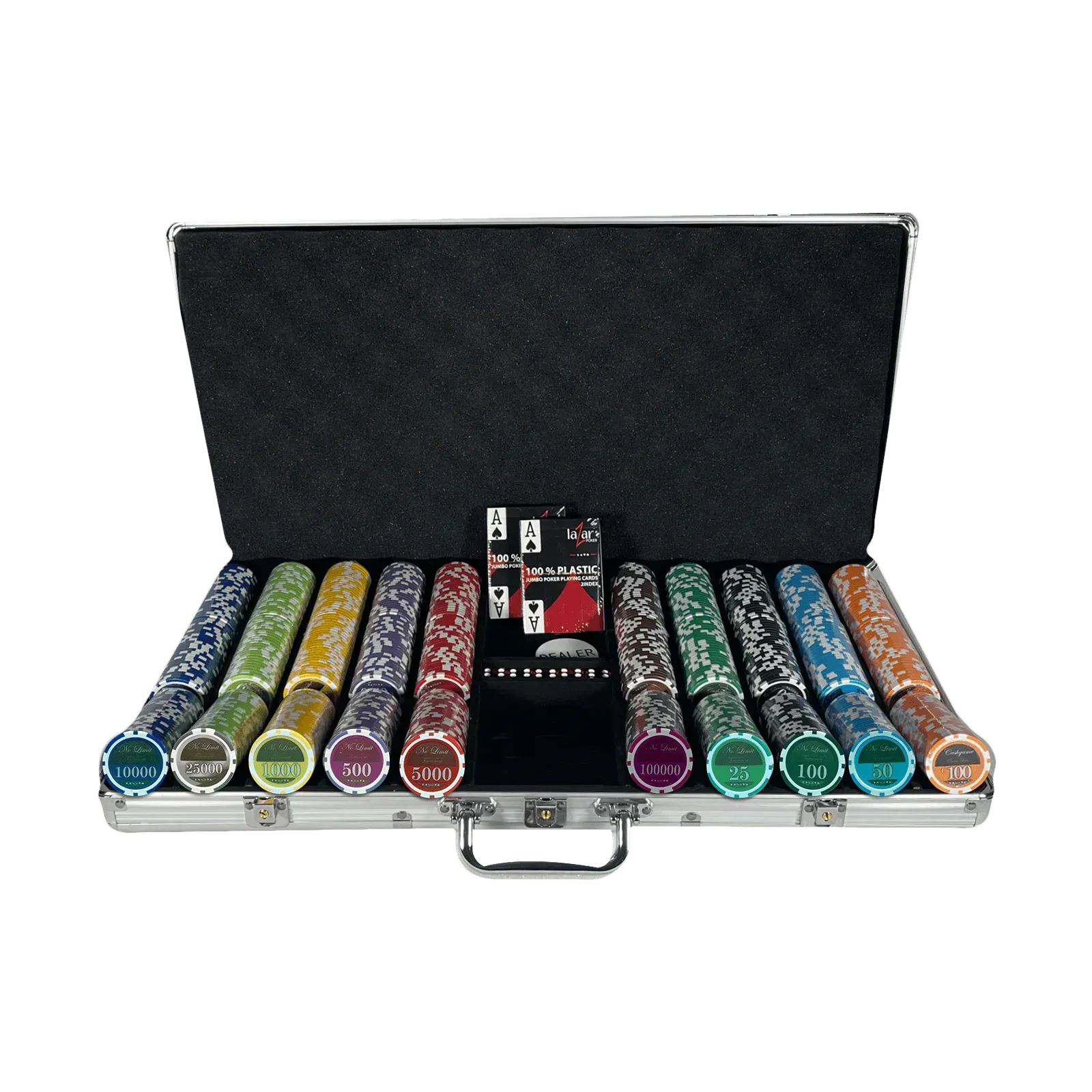 Mallette de Poker Lazar No Limit 750 Jetons
