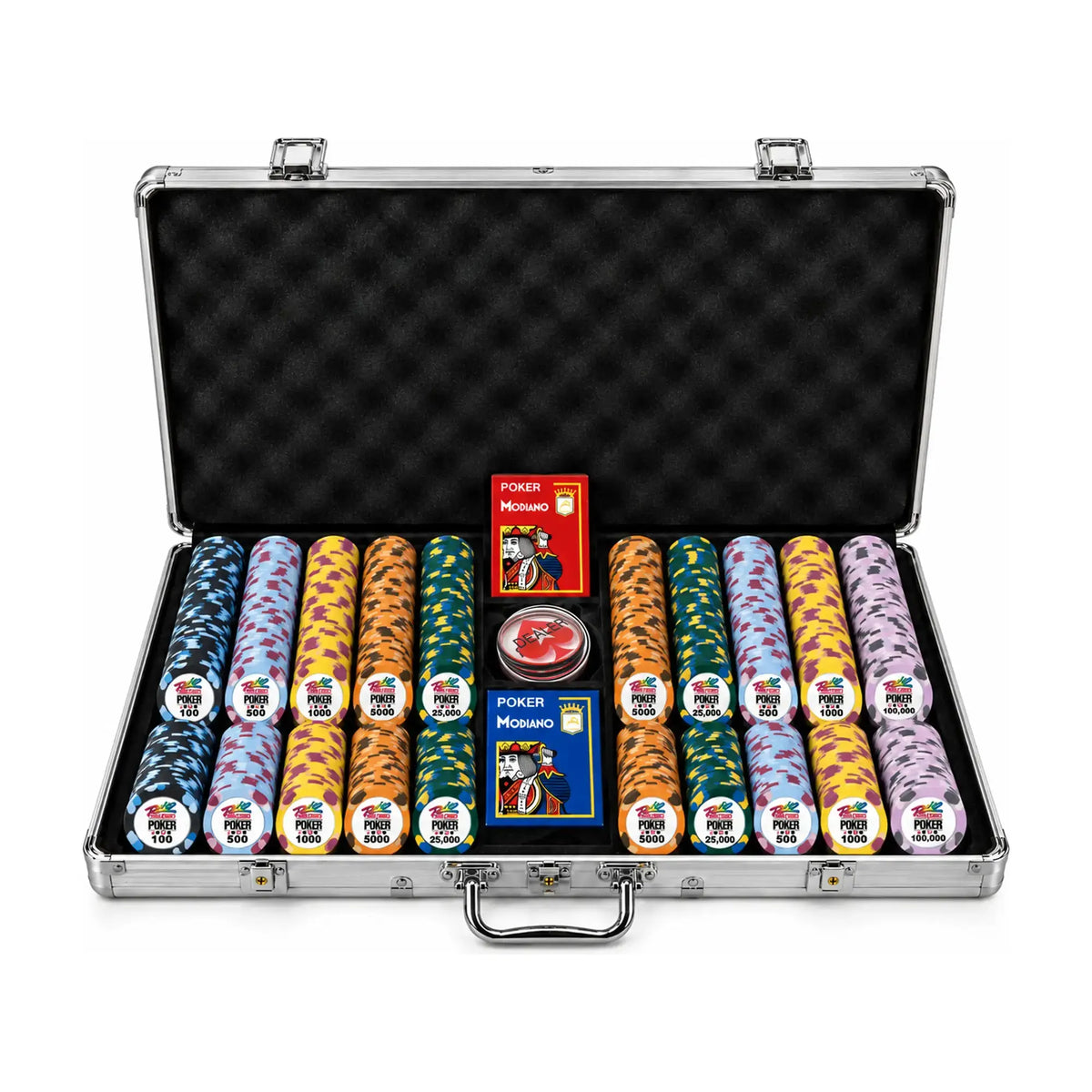 Mallette de poker WSOP 1000 jetons céramique 