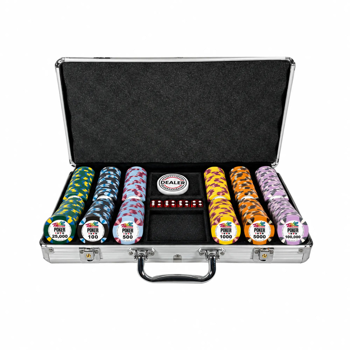 mallette de poker wsop 300 jetons céramique