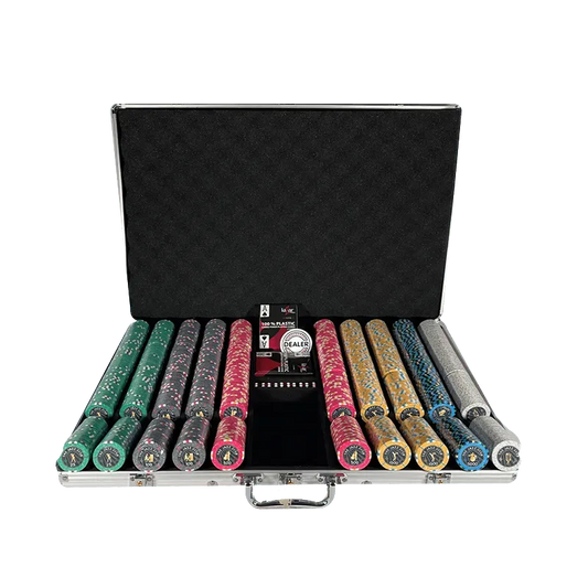 mallette de Poker aluminium The Jazz Club 1000 jetons