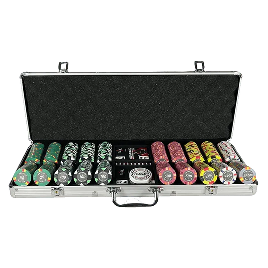 Mallette De Poker High Roller Poker Club 500 jetons ceramique