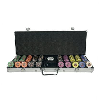 mallette poker aluminium 500 jetons gambler palace
