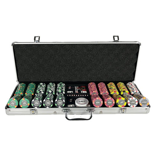 Mallette De Poker High Roller Poker Club 500 jetons céramique