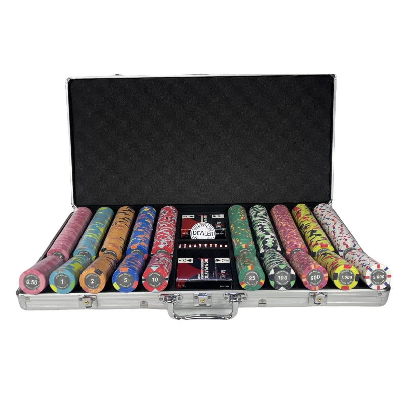 Mallette De Poker High Roller Poker Club 750 jetons ceramique