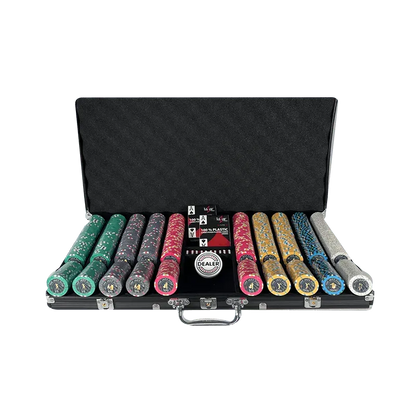 mallette de Poker aluminium 750 jetons The Jazz Club 