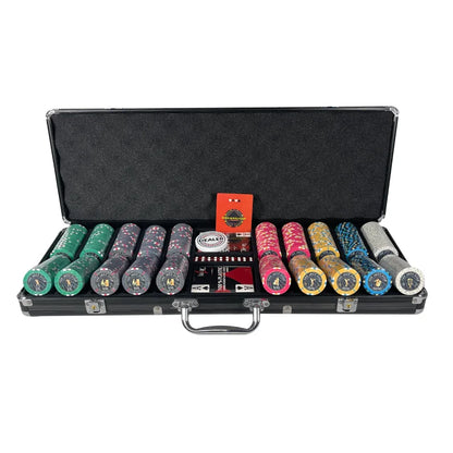 mallette de poker aluminium 500 jetons ceramique the jazz club 