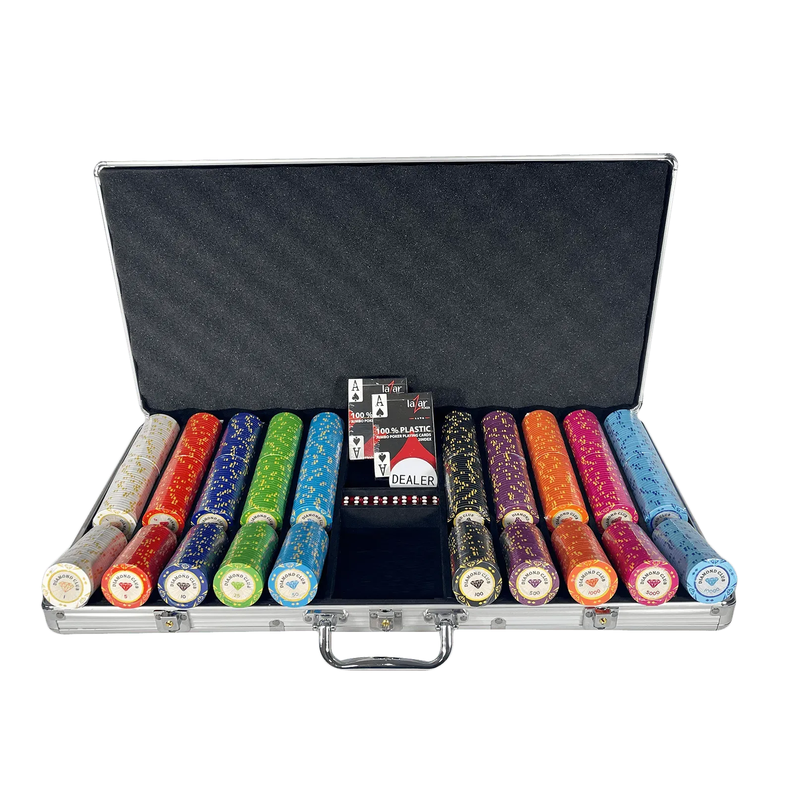 Mallette De Poker Diamond Club 750 jetons Cash Game 