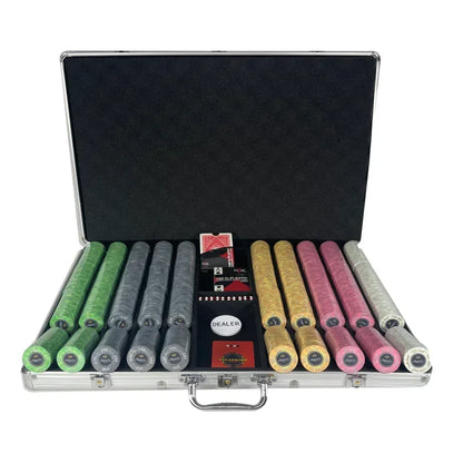 mallette de poker empire tournois 1000 jetons céramique