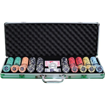 Mallette de poker Fspt Tournois 500 jetons en céramique