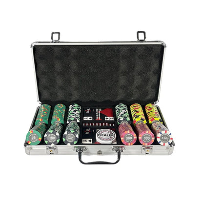 mallette poker high roller aluminium 300 jetons ceramique