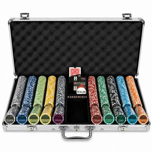mallette de poker Lazar suits 1000 jetons cash game en clay composite