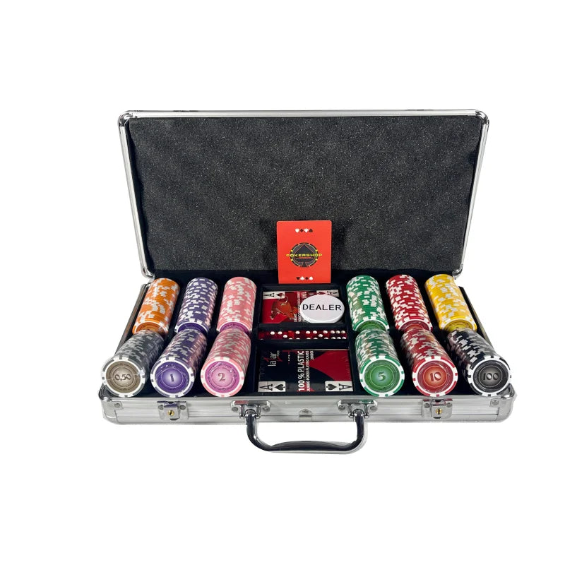 mallette de poker lazar 300 jetons cash game