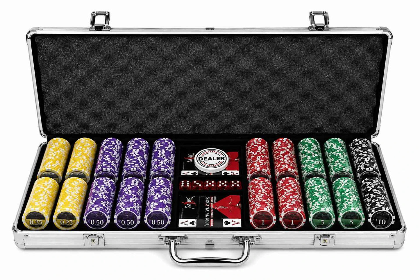 Malette Poker Set Lazar Cash Game 500 Jetons
