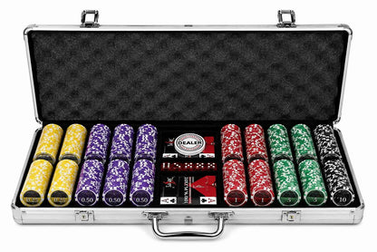 Malette Poker Set Lazar Cash Game 500 Jetons