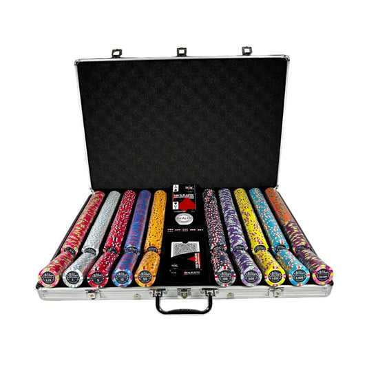 Mallette de poker skyline cash game 1000 jetons céramique