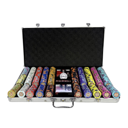 mallette de poker 750 jetons the nuts en clay composite