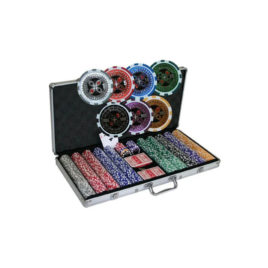 Mallette de poker aluminium ultimate jetons Clay composite 