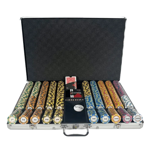 Mallette Poker Monte Carlo Cash Game 1000 jetons